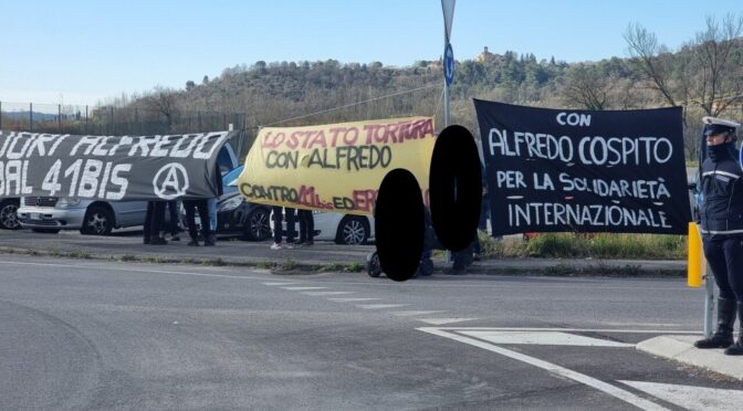 Perugia,Italy 14th March 2023: Update on the review hearing for re-examination of the precautionary measures in ”operation Sibilla” and statements of some of the comrades under investigation.