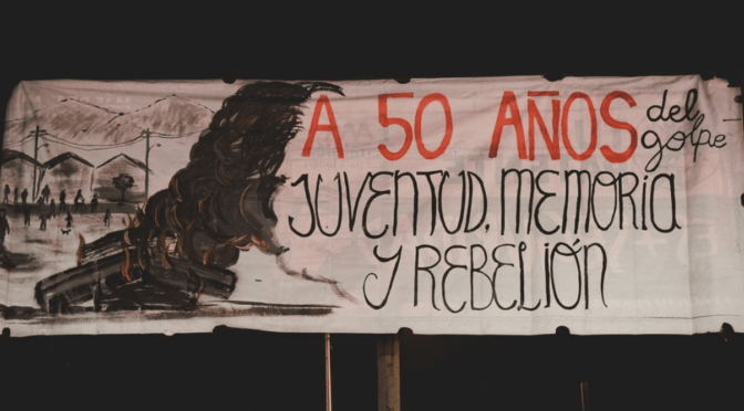 On March 29, a demonstration was held to commemorate the Day of the Young Combatant, 38 years after its origin. (Chile)