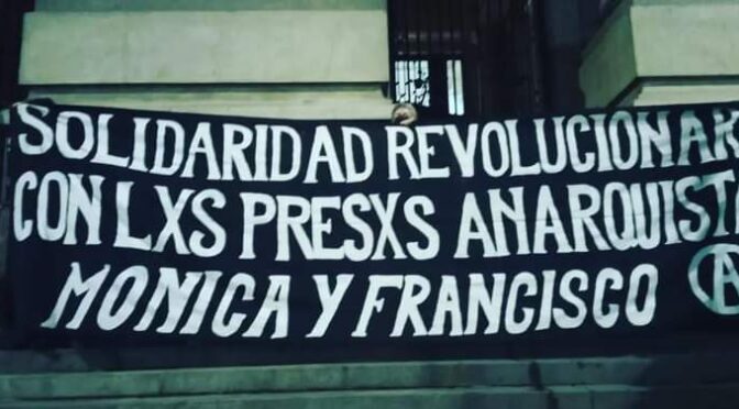 Santiago, Chile, 6-7 November 2023 ,End of trial and final declarations of Anarchists Francisco Solar and Mónica Caballero