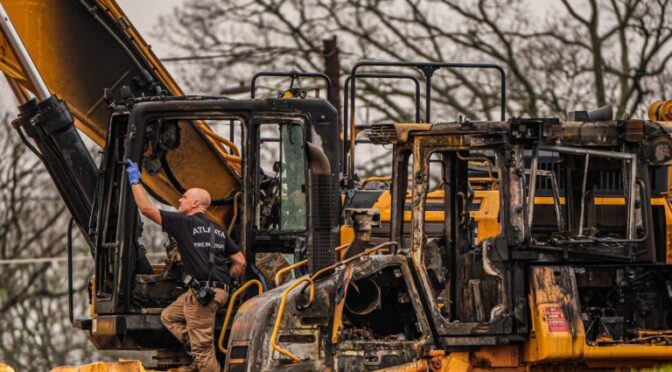 southeast Atlanta, USA :  Arson of Construction Machinery Believed To Be Connected To Cop City