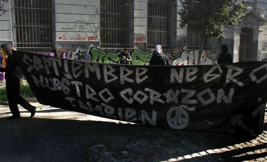 Chile) Incendiary Stroll at Aplicación Highschool for a Black September.