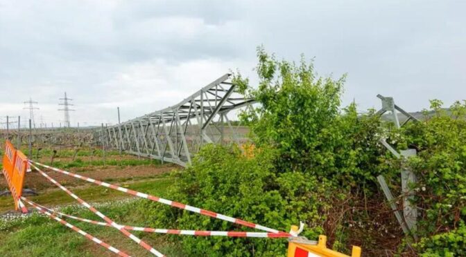 Albig (Germany): sabotaging power before the Easter meal